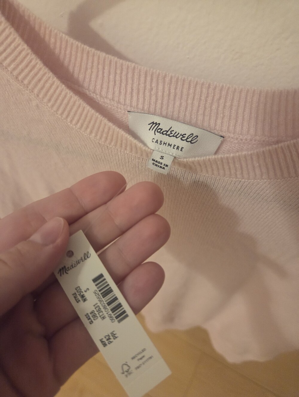 NWT Cashmere Madewell Top - Picture 3 of 3